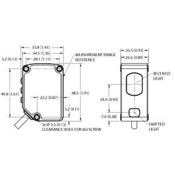 Photoelectric Sensor Laser Sensor, Diffuse Mode (Triangulation)   LM80KIQP image 2