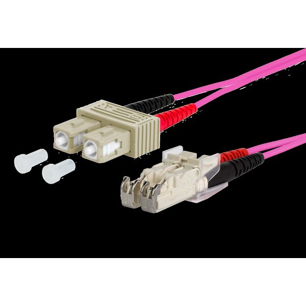 OpDAT patch cord SC-D/E2000-D OM4, 3.0 m image 2