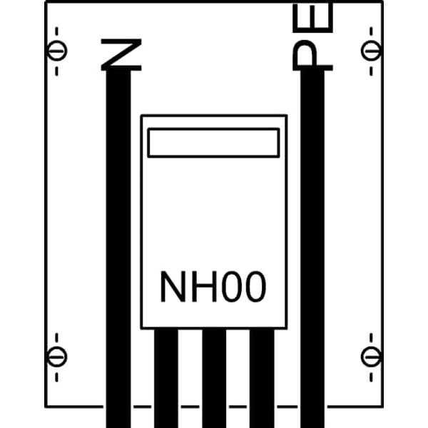 Conversion kit, 850 mm x 250 mm x 160 mm, IP2XC image 1