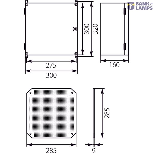 Uni-0 UNIbox housing 300x300x160 image 2