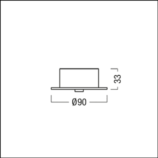 TLX S/HO CEILING ROSE SURFACE - Ceiling rose image 2