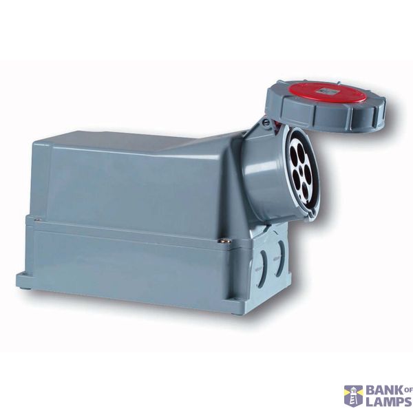 Fixed socket 125A 5P 400V 6h IP67 image 1
