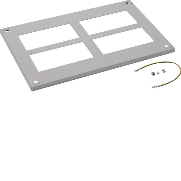 Perforated closing plate, Univers, IP54, CL1, 600x400 mm image 1