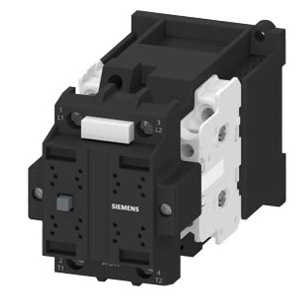 Contactor, Size 2, 2-pole, DC-3 and 5, 32 A Auxiliary switch 22 (2 NO + image 1