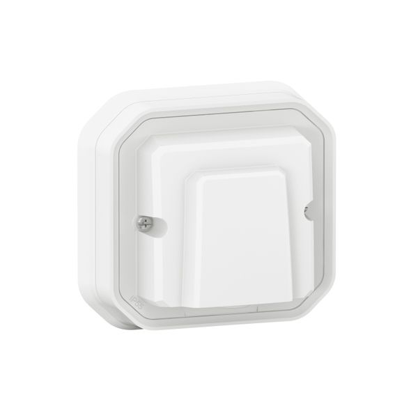 PLEXO CABLE OUTLET WITH TERMINAL - WITHE - FLUSH image 1