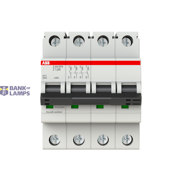 S204MTR-Z1,6 Miniature Circuit Breaker image 1