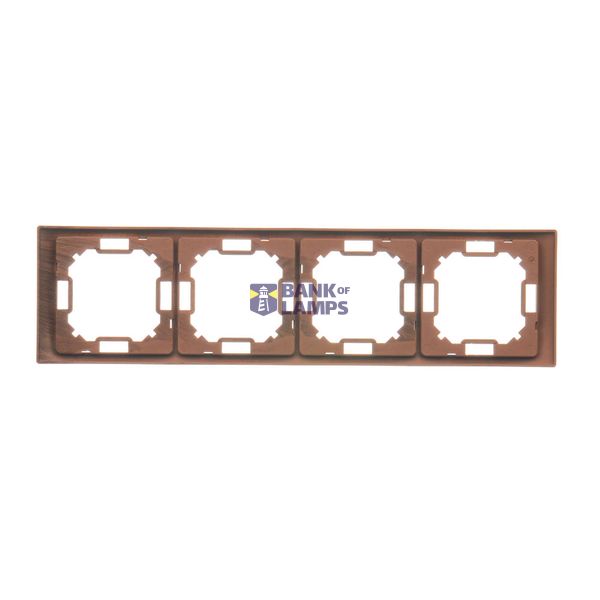 Single earial socket type "F", module, matt aluminum image 1