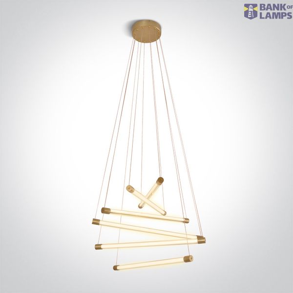 BRUSHED BRASS LED 65W WW IP20 230V image 1