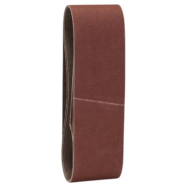 3-piece sanding belt set for Bosch Compact belt sanders, red quality G= 240 image 1