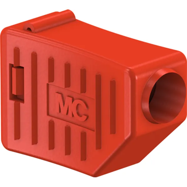 4 mm insulating grommet, solder connection, red, 22.2060-22 image 1