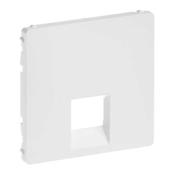 Cover plate Valena Life - RJ 45/RJ 11 socket - white image 1