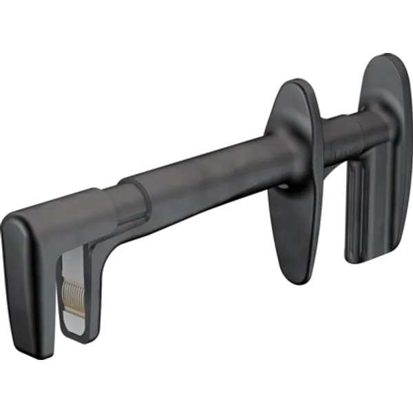 Flat measuring gripper, black, max. 12 mm, L 170 mm, CAT IV, socket 4 mm, 66.9435-21 image 1