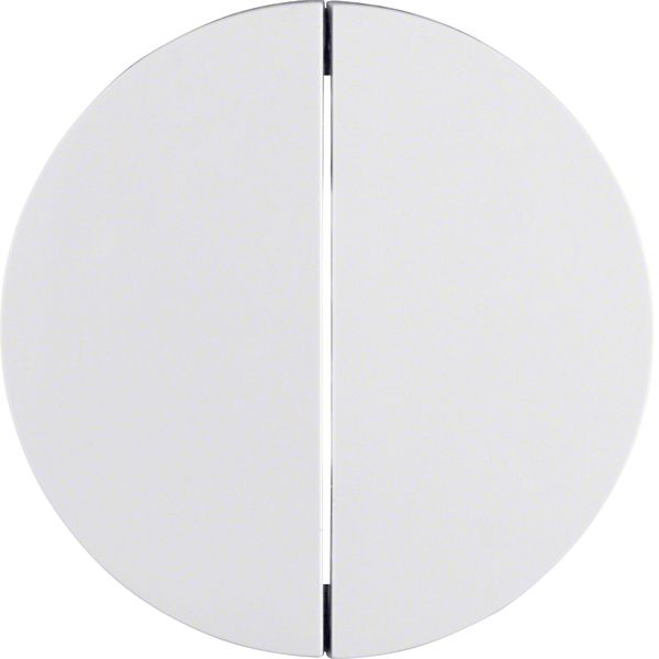 Rocker 2gang, R.1/R.3, p. white glossy image 1