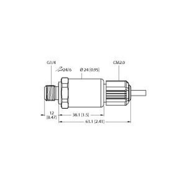 Pressure Transmitter With Current Output (2-Wire)   PT40R-2004-I2-CM2.0/O image 1