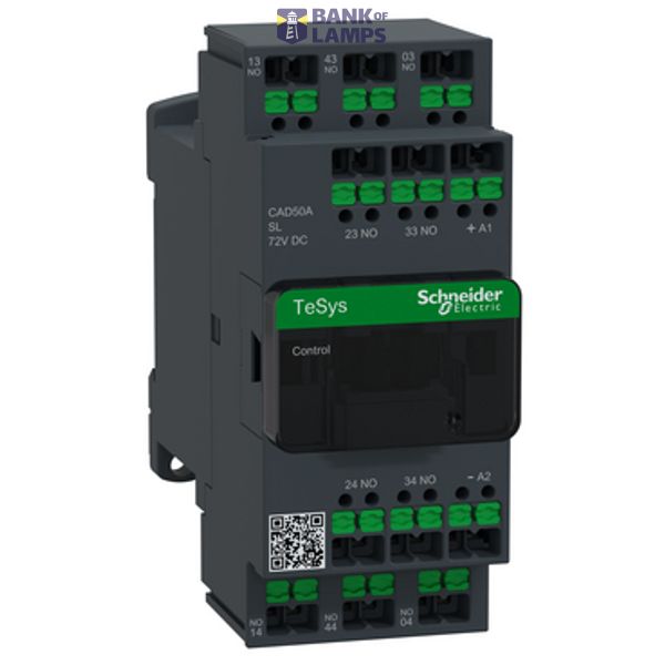 Relay Deca 5NO 0NC 3P 72V L DC Snap-in image 2