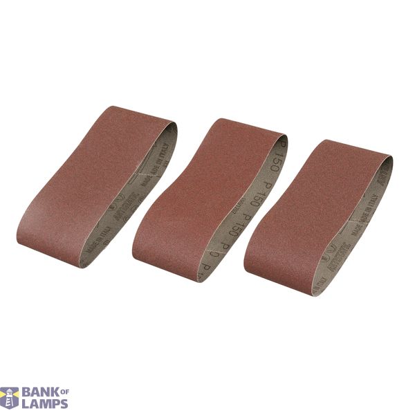 3x 150g 60 x 400 Sanding Belts - Bosch image 1