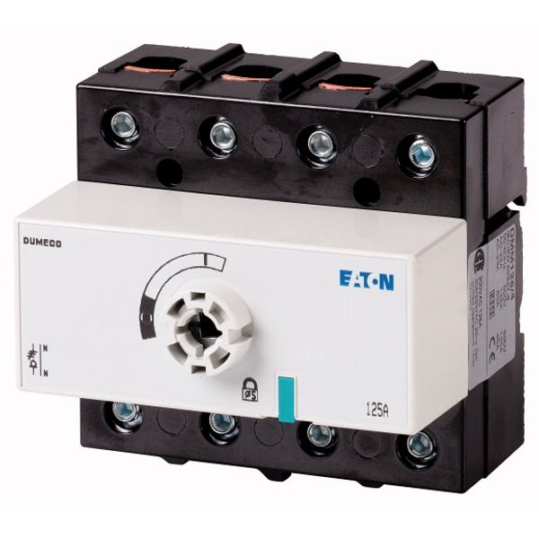 DMM-125/3-SK Switch-disconnector, DMM, 125 A, 3 pole, Stop Function optional, Without rotary handle and drive shaft image 1