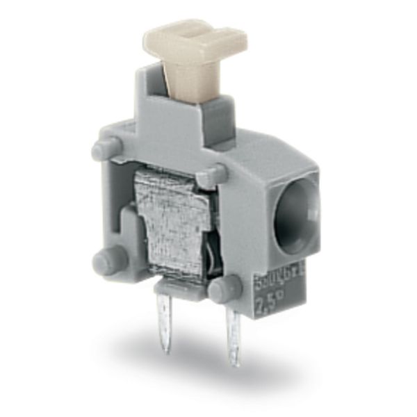 Stackable PCB terminal block push-button 1.5 mm² white image 3