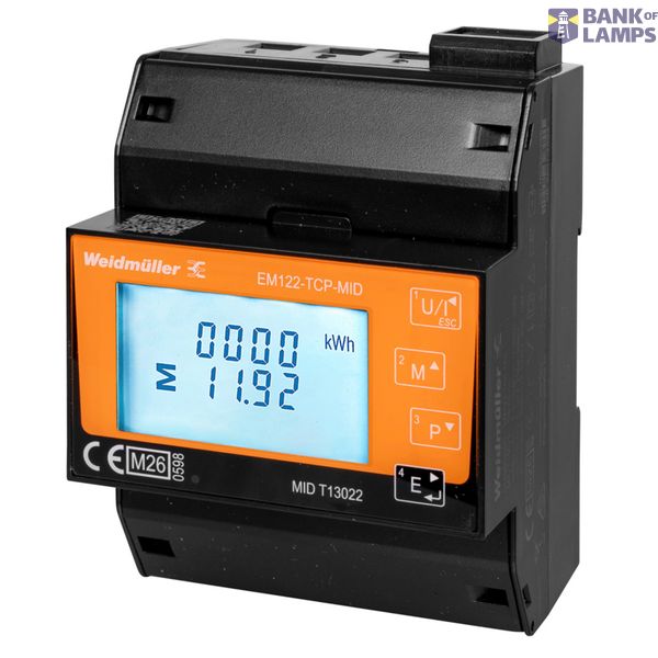 Measuring device electrical quantity, 400 V, Modbus/TCP image 1