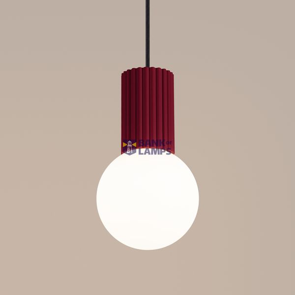 Pendant lamp HALO 1 burgundy image 5