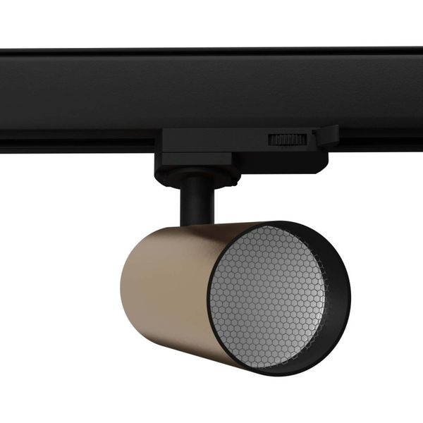 3 PHASE ISA RAIL SPOTLIGHT BRUSHED BRASS LED 3000K MYL.00083 image 1