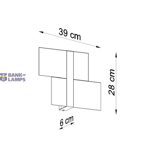 WALL LAMP MASSIMO WHITE G9 2X40W IP20 image 3