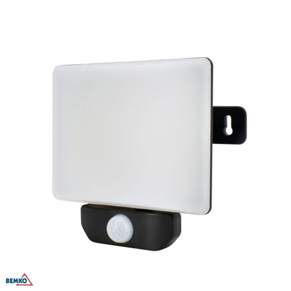 LED FLOODLIGHT LFX 30W 4000K 2700LM IP65 BLACK PIR SENSOR image 1