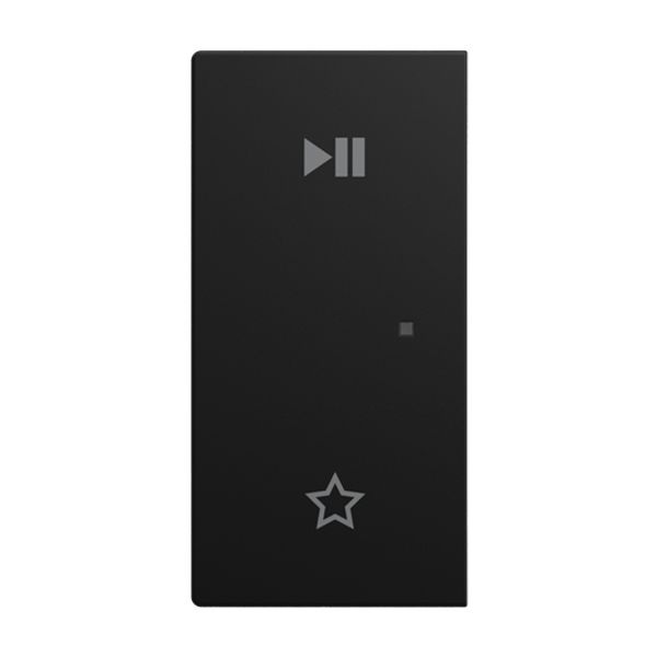 2-way rocker switch left, with "Play/Pause" symbol Busch-balance® SI image 1
