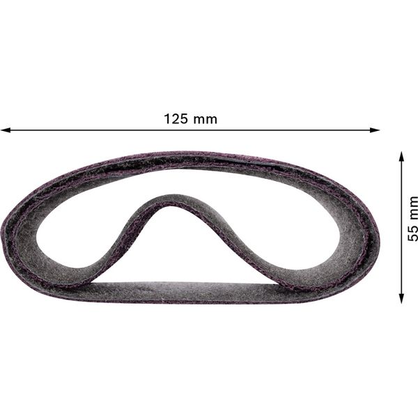 EXPERT N470 Sanding Sleeve for Burnishing Machines 100 x 290 mm, 90 mm, Medium, 10-pc image 2