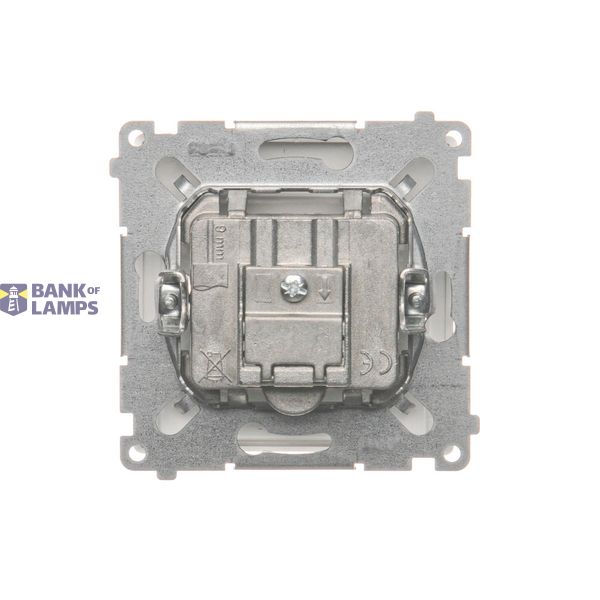Temperature regultor with outer sensor, satin, metallized image 1