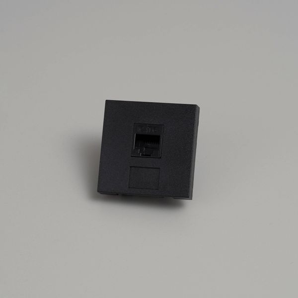 RJ45 MODULE / 45 MM / BLACK image 1