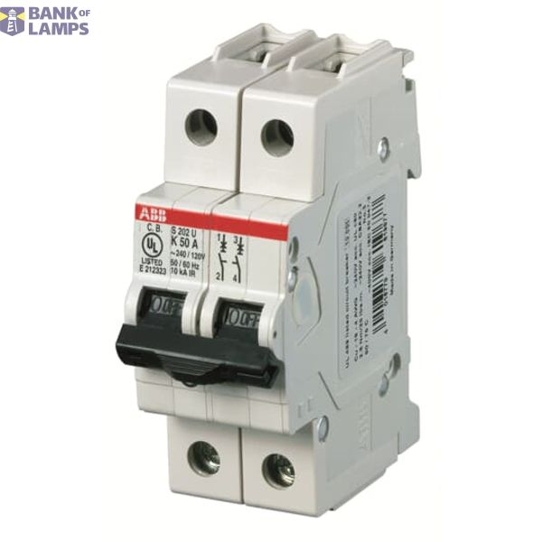 S202U-K10 Miniature Circuit Breaker - 2P - K - 10 A image 1