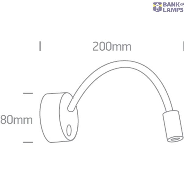WHITE 3W WW IP20 230V image 3