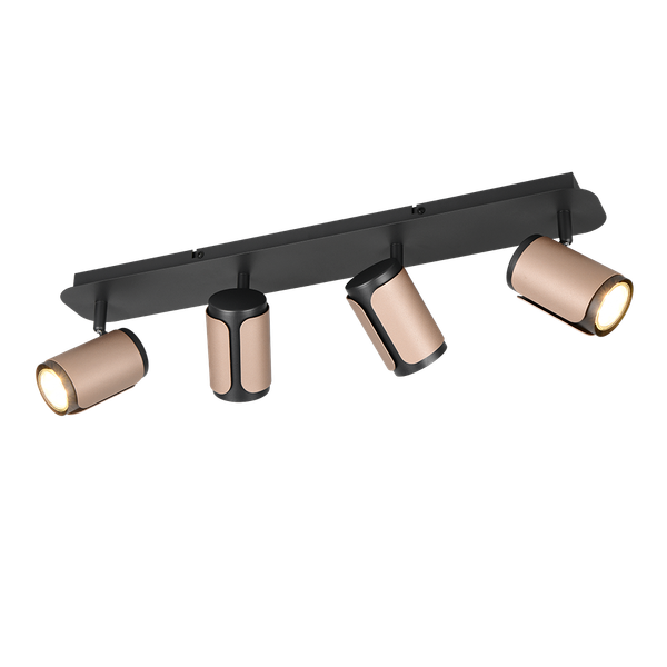 Gillan spotlight 4-pc GU10 coffee brown image 1