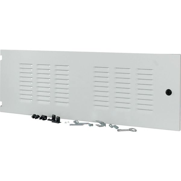 XTSZDSQV4L-H350W1000 Section wide door, ventilated, left, HxW=350x1000mm, IP42, grey image 3