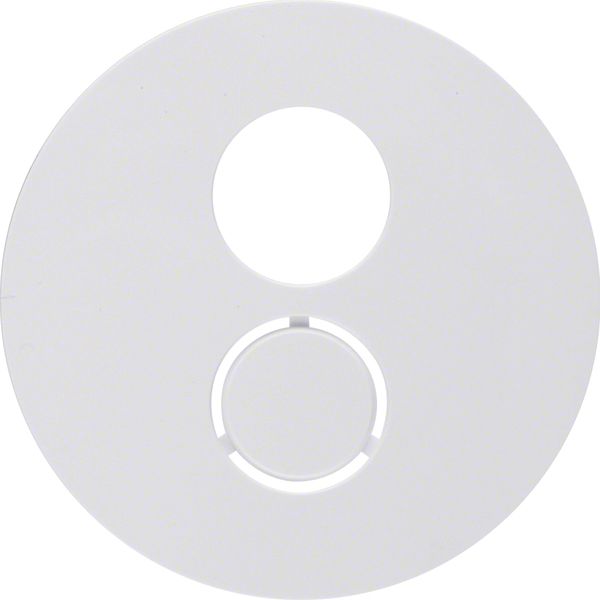 Centre plate for loudspeaker soc. out., R.1/R.3, p. white glossy image 2