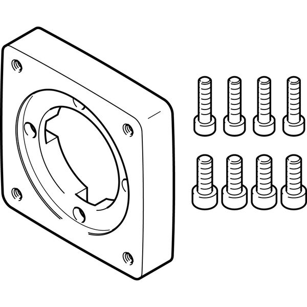 EAMF-A-64A/C-80P Motor flange image 1