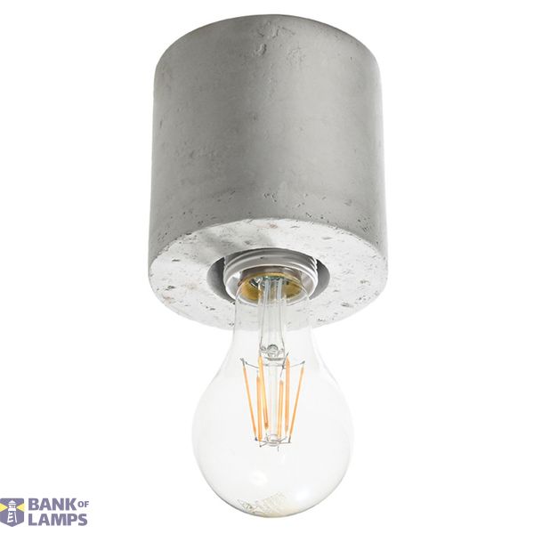 SALGADO BETON CEILING LIGHT E27 1X60W IP20 image 3
