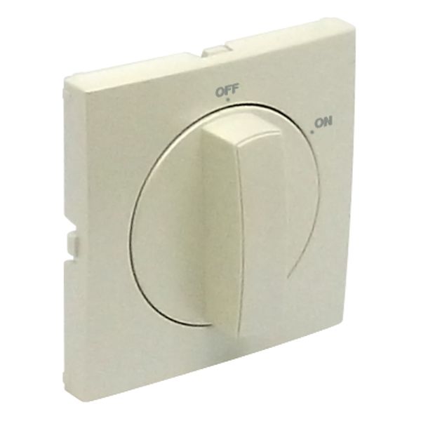 COVER PLATE F/ROTARY SWITCH (ON/OFF) PEARL image 1