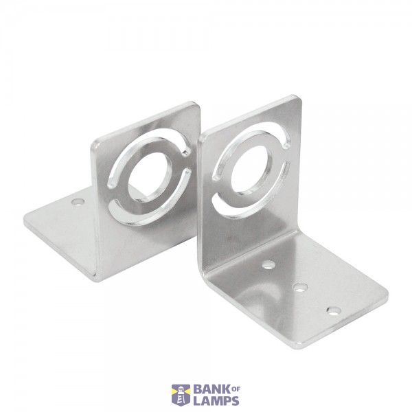 Lamp holder TUBELED_70, mounting bracket, V2A, 1 pair image 1