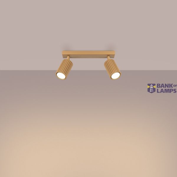 STYLISH GOLDEN SPOTLIGHTS ON A CEILING STRIP FROM THE KARBON FAMILY FOR THE HALLWAY image 8