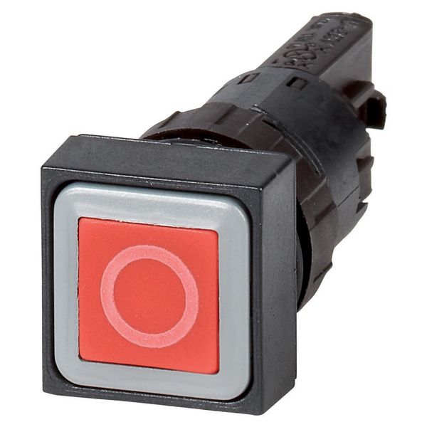 Q25D-10 Pushbutton, red 0, momentary image 3