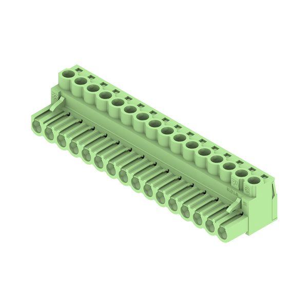 PCB plug-in connector, female plug, 5.08 mm, Number of poles: 16, 180°, Clamping yoke connection, Clamping range, max. : 4 mm², Box image 2