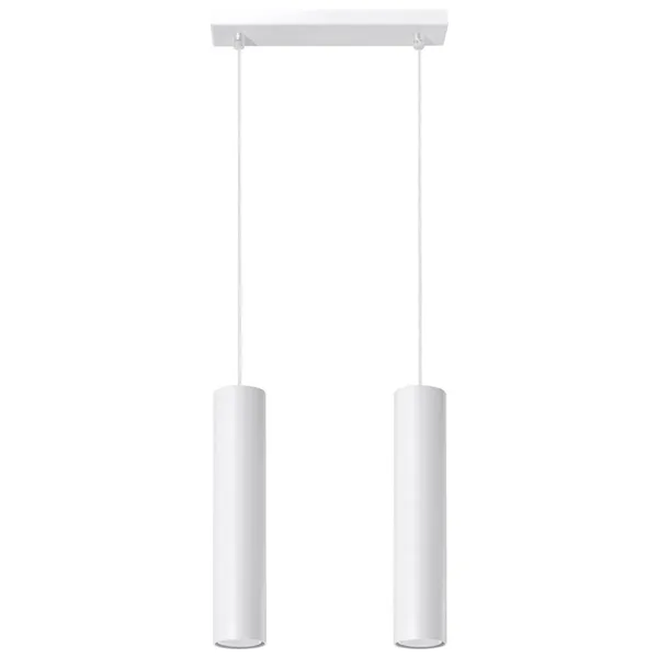 HANGING LAMP LAGOS 2 WHITE GU10 2X40W IP20 image 1