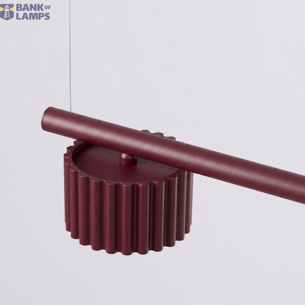 Chandelier AURA 4 burgundy Gx53 image 3