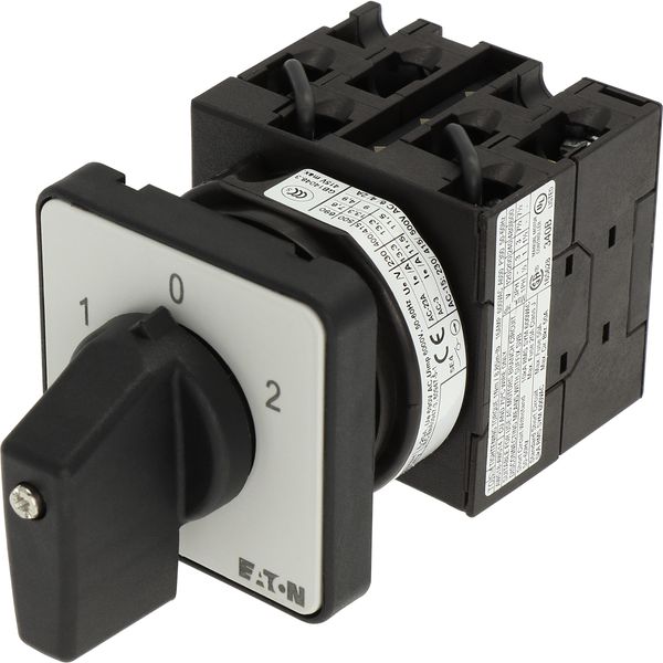 T0-3-8401/E Reversing switches, T0, 20 A, flush mounting, 3 contact unit(s), Contacts: 5, 60 °, maintained, With 0 (Off) position, 1-0-2, Design number 8401 image 10
