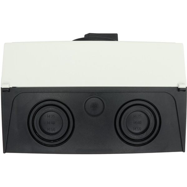 T5-4-15682/I5/SVB-SW Main switch, T5, 100 A, surface mounting, 4 contact unit(s), 6 pole, 1 N/O, 1 N/C, STOP function, With black rotary handle and locking ring, Lockable image 14