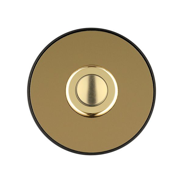 bell button round Piccolo cerchio sw brass image 3