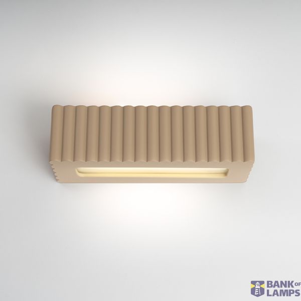 Wall lamp ceramic RIGATA taupe image 4
