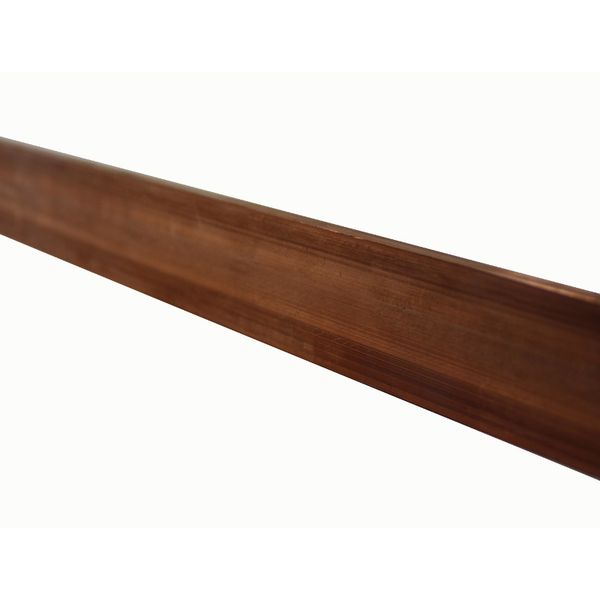 Copper busbar 274A, 20x5mm, 2m (The price is shown without markup on metals. Request a quote for accurate information) image 1